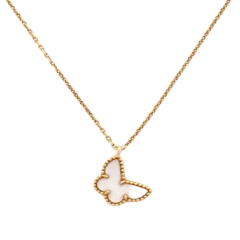 Single Clover Necklace - Butterfly